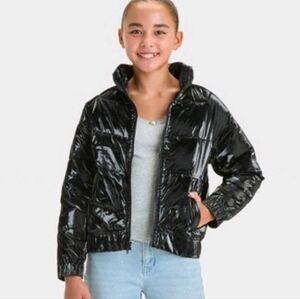 NWT ArtClass Shiny Kids Puffer SzMed